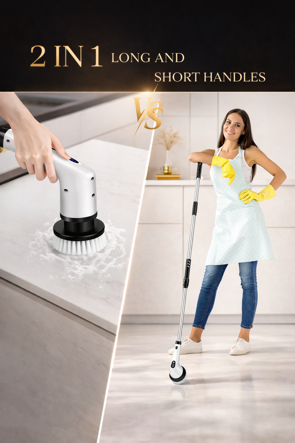 Pratika™ – Kabelloser Rotationsschrubber