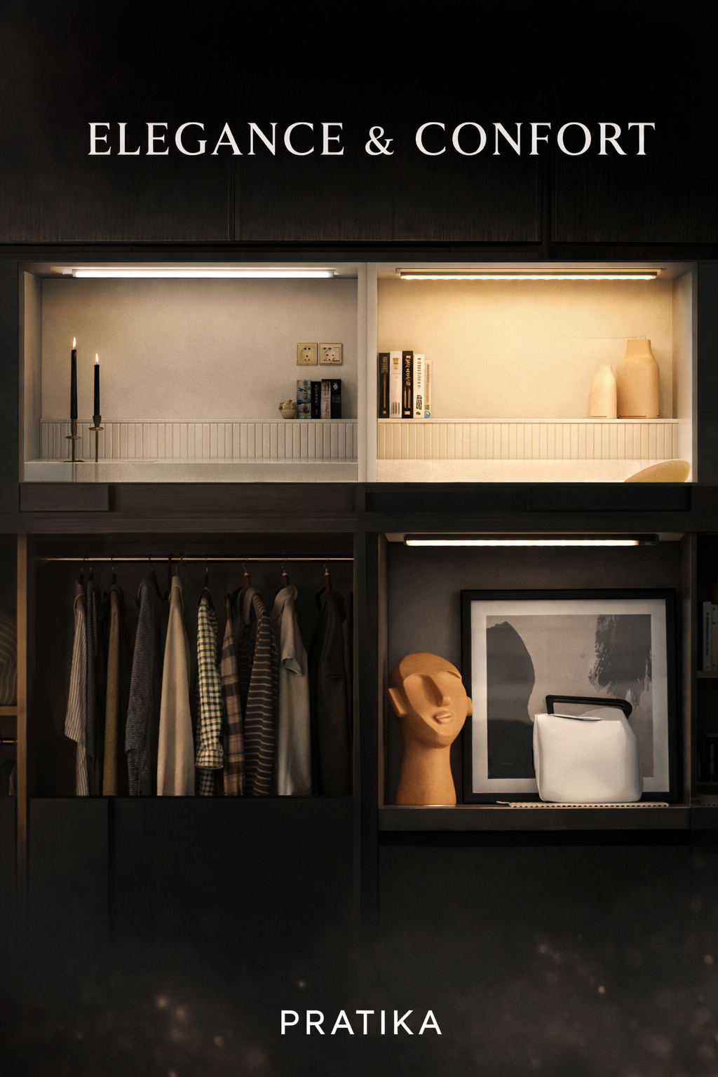 PRATIKA™ LED-Leuchte mit Bewegungsmelder