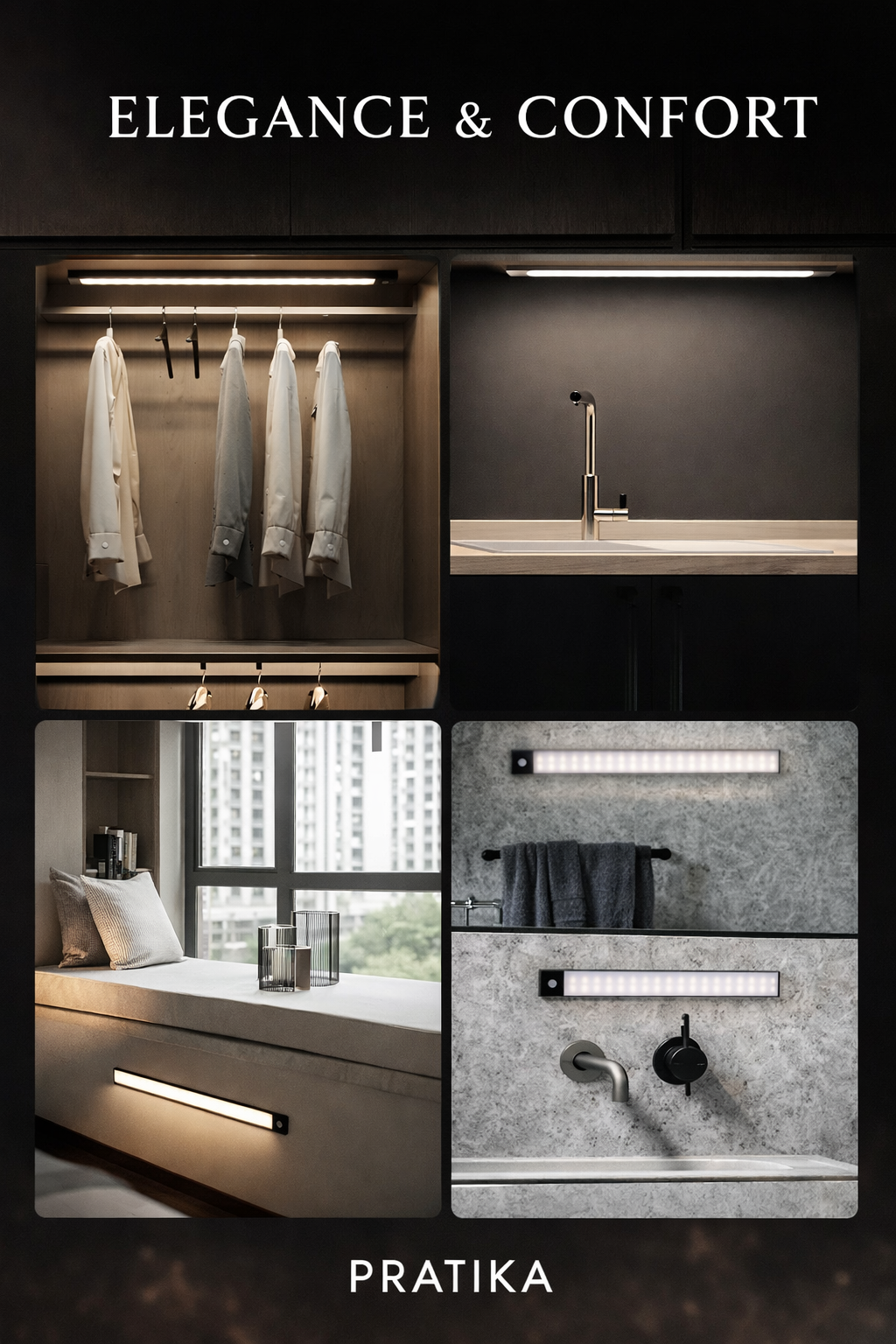 PRATIKA™ LED-Leuchte mit Bewegungsmelder