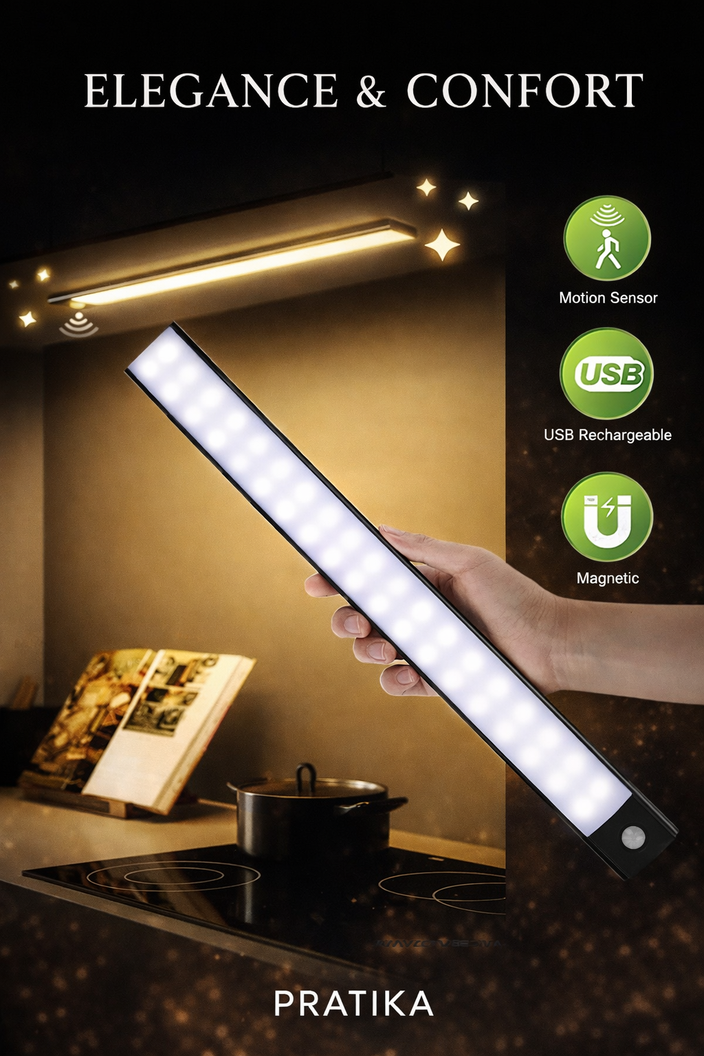 PRATIKA™ LED-Leuchte mit Bewegungsmelder