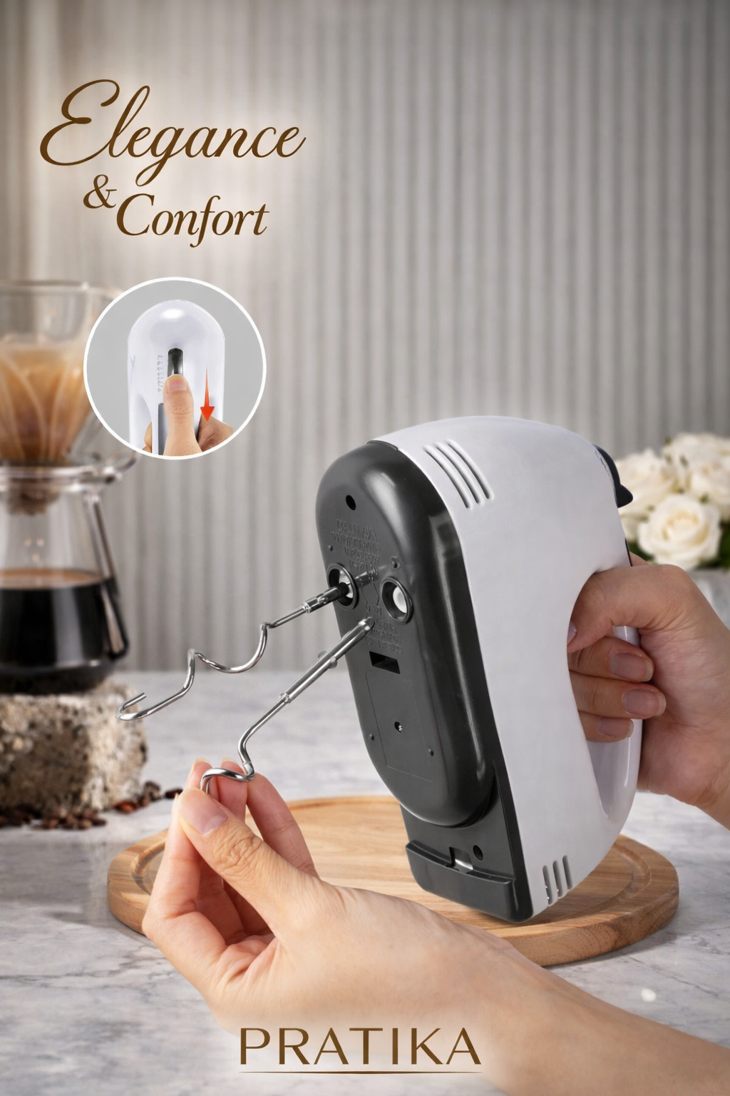 PRATIKA™ Haushalts-Automatikmixer