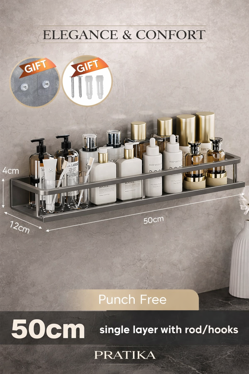 Pratika™ Shower Shelf