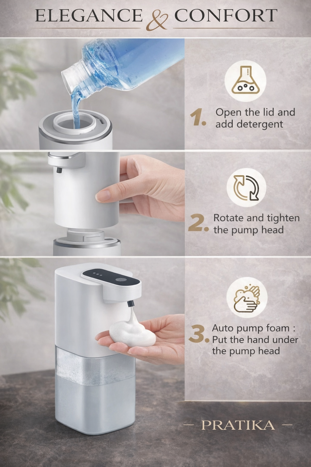 Pratika™ Auto Soap Dispenser