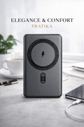 PRATIKA™ MagPower — Magnetic Wireless Power Bank 10000 mAh