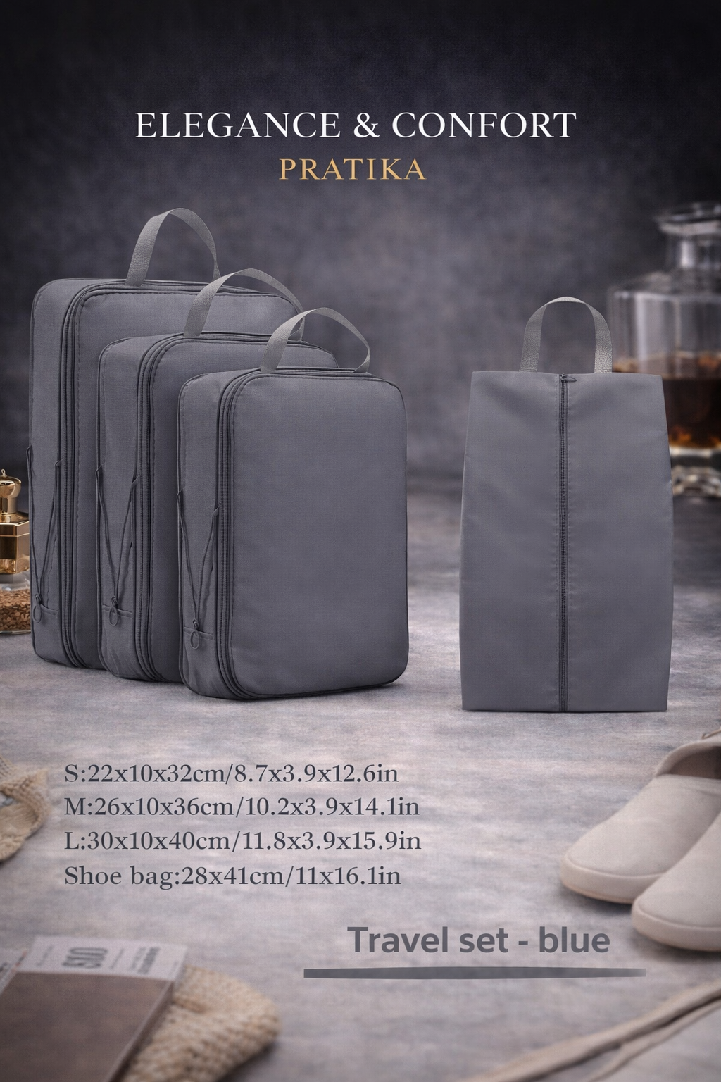 PRATIKA™ Travel Compression Cubes — Pack More, Stress Less