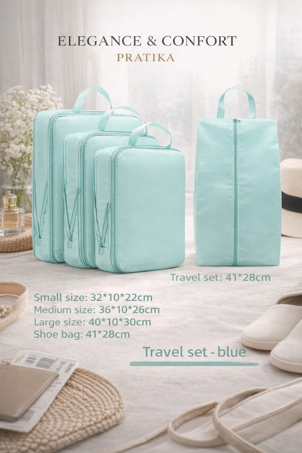 PRATIKA™ Travel Compression Cubes — Pack More, Stress Less