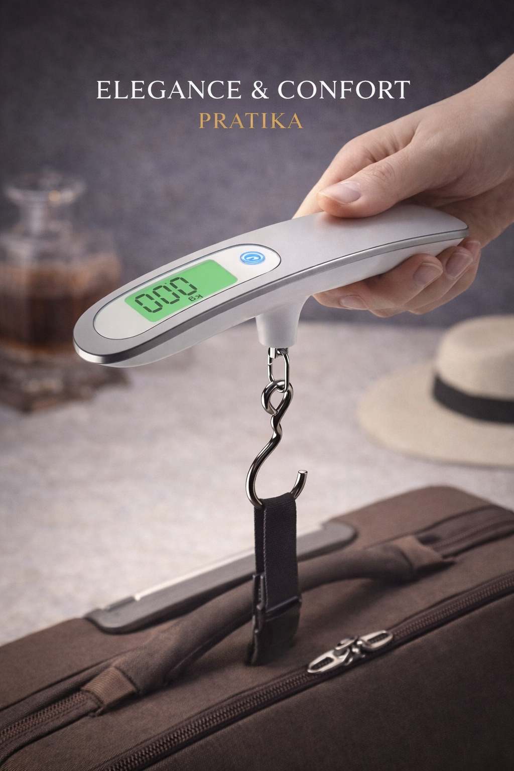 PRATIKA™ WeightGo — Digital Luggage Scale