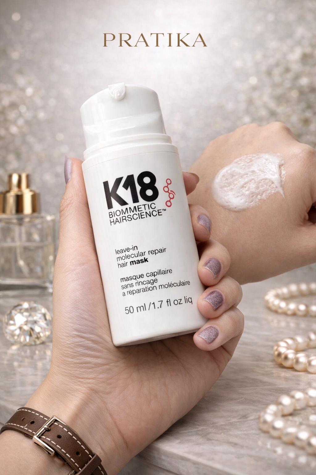 PRATIKA™ Molecular Repair Hair Mask – Keratin Leave-In Treatment