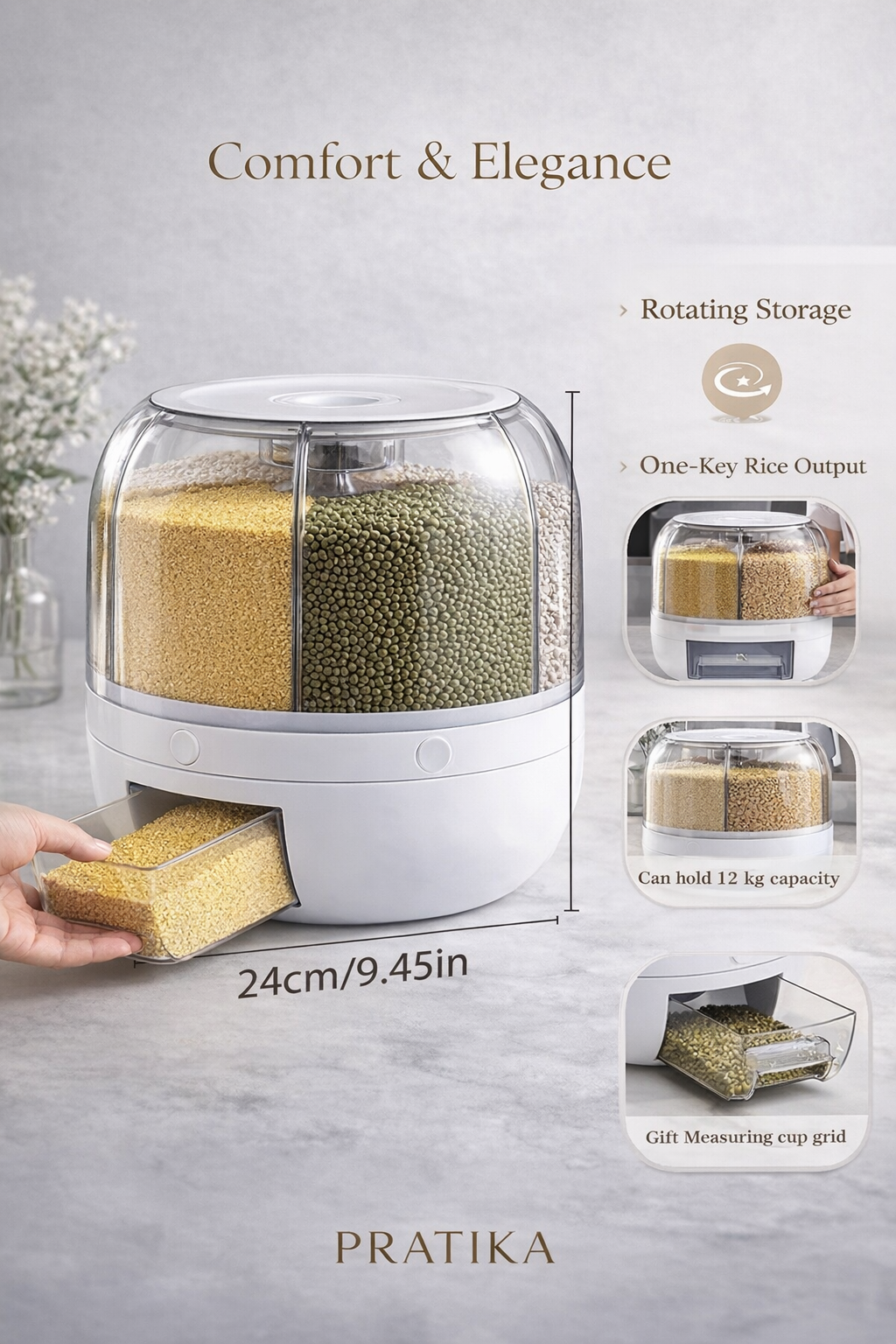 PRATIKA™ 360° Grain Dispenser